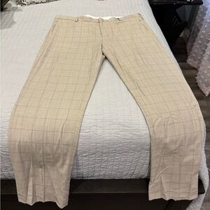 Murano Beige Dress Pants Straight-Leg Classic